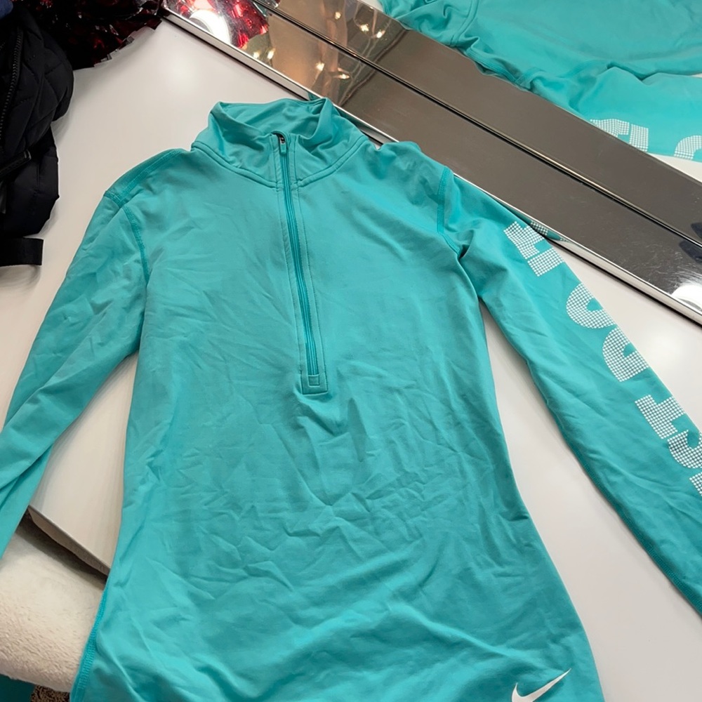 Nike Dri fit long sleeve half zip